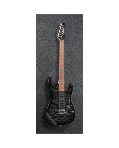 Ibanez - Guitare Electrique GRX70QA Transparent Black Sunburst