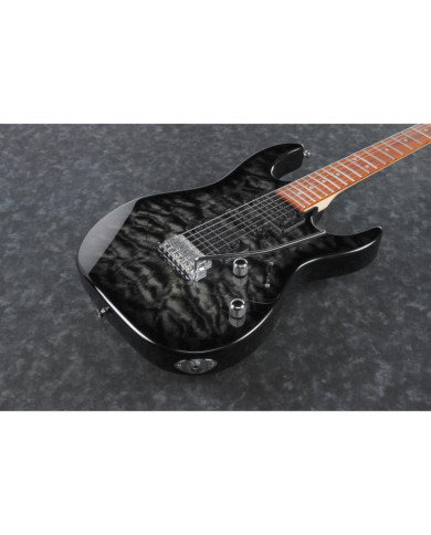 Ibanez - Guitare Electrique GRX70QA Transparent Black Sunburst