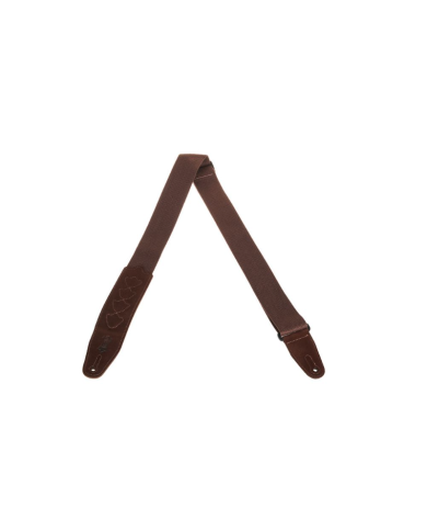 Levy's - Courroie en coton avec 4 portes médiators, 5 cm - Brown