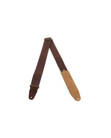 Levy's - Courroie en coton avec 4 portes médiators, 5 cm - Brown