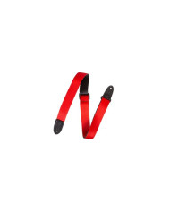 Levy's - Courroie Kid 3,8 cm, pour ukulélé ou mandoline, polypropylène, embout cuir - Rouge