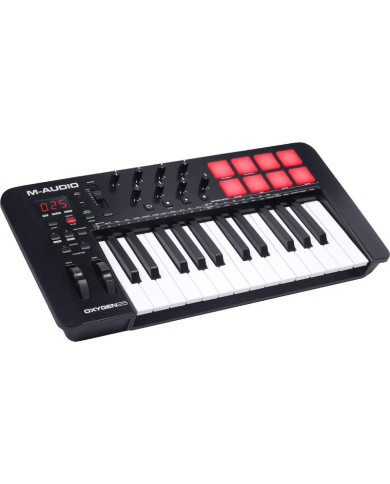 M-Audio - Clavier Maitre Oxygen 25 Usb Midi 8 pads - OXYGEN25V