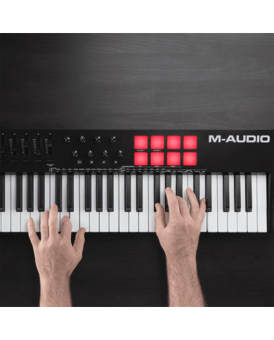 M-Audio - Clavier Maitre Oxygen 61 Usb Midi 8 pads - OXYGEN61V