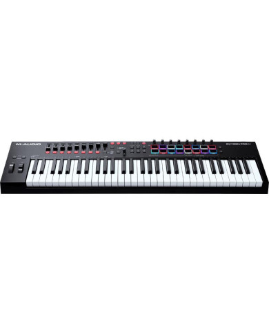 M-Audio - Clavier Maitre Oxygen 61 touches Usb Midi 16 pads - OXYGENPRO61