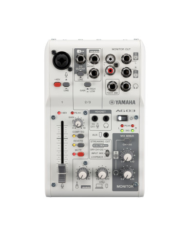 Yamaha - Console Audio Streaming AG03 MK2 Blanc - CAG03MK2W