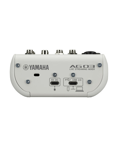 Yamaha - Console Audio Streaming AG03 MK2 Blanc - CAG03MK2W