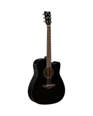Yamaha - Guitare Electro Acoustique FGX800C Black - GFGX800CBLII