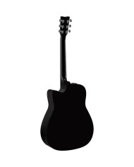 Yamaha - Guitare Electro Acoustique FGX800C Black - GFGX800CBLII
