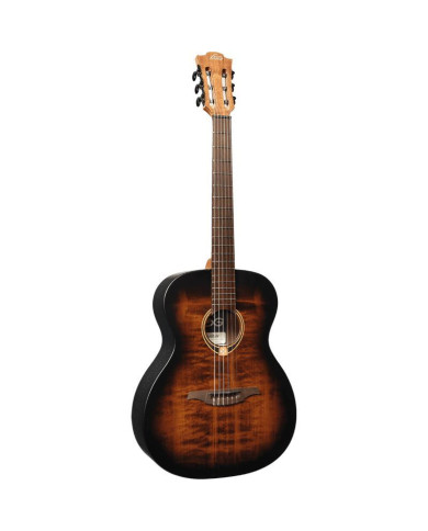 Lag - Guitare Electro-acoustique Nylon Auditorium Black & Brown - GLA TN70A-B&B