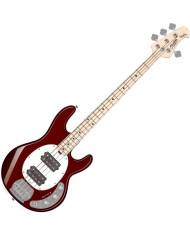 Sterling by Musicman - Basse Electrique Stingray4 HH Candy Apple Red - GSU RAY4HH-CAR-M1