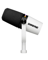 Shure - Micro de podcast XLR & USB-C Blanc MV7+ - SSE MV7+-W