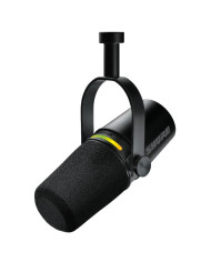 Shure - Bundle Micro de Podcast MV7+ noir avec stand de table - SSE MV7+-K-BNDL