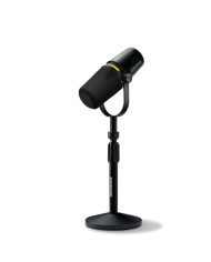 Shure - Bundle Micro de Podcast MV7+ noir avec stand de table - SSE MV7+-K-BNDL