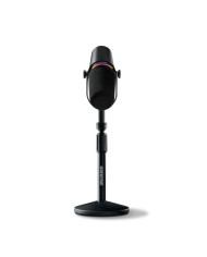 Shure - Bundle Micro de Podcast MV7+ noir avec stand de table - SSE MV7+-K-BNDL