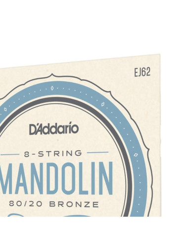 CORDES D'ADDARIO EJ62 - LIGHT MANDOLINE