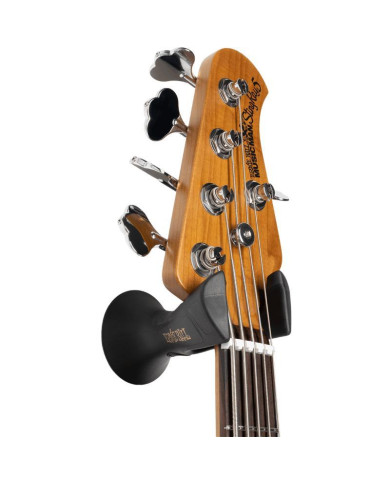 Ernie Ball - Stand Mural Noir pour guitare - AEB 9619