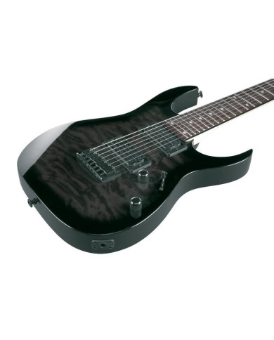 Ibanez - Guitare Electrique GRG7221QA Transparent Black Sunburst - GRG7221QATKS