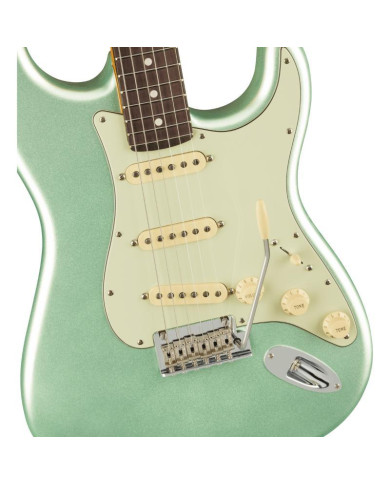 Fender - Guitare Electrique American Professional II Stratocaster, Rosewood Fingerboard, Mystic Surf Green