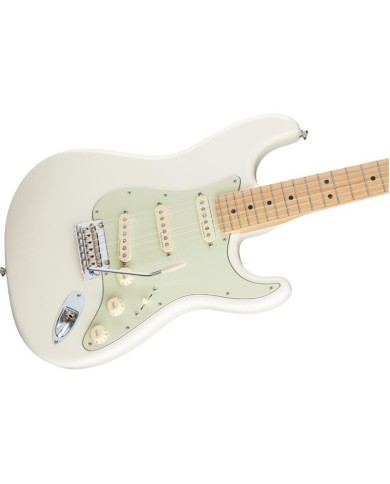 Fender - Guitare Electrique Deluxe Roadhouse Stratocaster, Maple Fingerboard, Olympic White