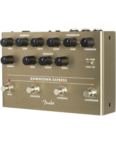 Fender - Pédale Downtown Express Bass Multi Effect Pedal