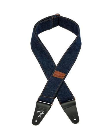 Fender - Sangle en jean  x Wrangler, indigo foncé