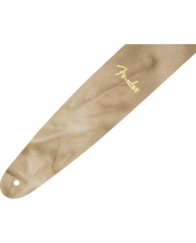 Fender - Sangle en cuir tie-dye, naturel, 2"