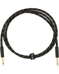Fender - Câble pour instruments série Deluxe, droit/droit, 1,5M, tweed noir