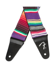 Fender - Sangle Serape, violet multicolore, 2"