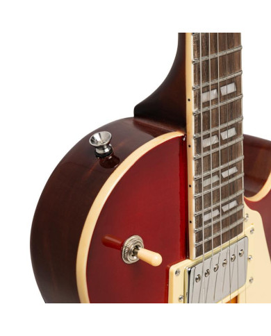 Stagg - Guitare Electrique Série Deluxe Acajou Massif DLX