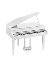 Yamaha - Piano numérique meuble CLP-865 GP Blanc Brillant - NCLP865GPWH