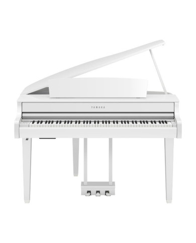 Yamaha - Piano numérique meuble CLP-865 GP Blanc Brillant - NCLP865GPWH
