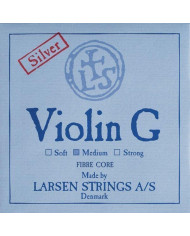 Larsen - Cordes Violon Synthetic/Fiber Core Sol argent