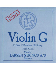 Larsen - Cordes Violon Synthetic/Fiber Core Sol argent