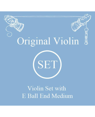 Larsen - Cordes Violon Synthetic/Fiber Core Jeu Mi E acier boule