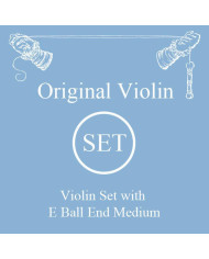 Larsen - Cordes Violon Synthetic/Fiber Core Jeu Mi E acier boule