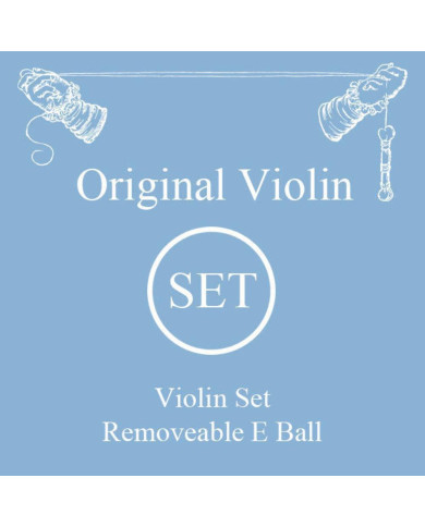 Larsen - Cordes Violon Synthetic/Fiber Core Jeu Mi acier boucle
