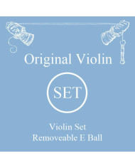 Larsen - Cordes Violon Synthetic/Fiber Core Jeu Mi acier boucle