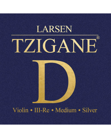 Larsen - Cordes Violon Tzigane Multifilament-Fiberkern Ré argent