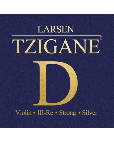 Larsen - Cordes Violon Tzigane Multifilament-Fiberkern Ré argent