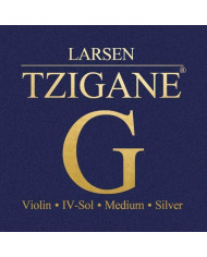 Larsen - Cordes Violon Tzigane Multifilament-Fiberkern Sol argent