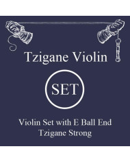 Larsen - Cordes Violon Tzigane Multifilament-Fiberkern Jeu Mi acier boule