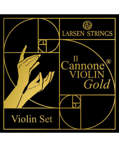 Larsen - Cordes Violon Il CANNONE Gold Jeu Soloist Gold