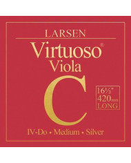 Larsen - Cordes Alto diapason extra-long 420mm , tension medium Do argent