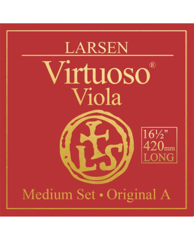 Larsen - Cordes Alto diapason extra-long 420mm , tension medium Jeu, boule
