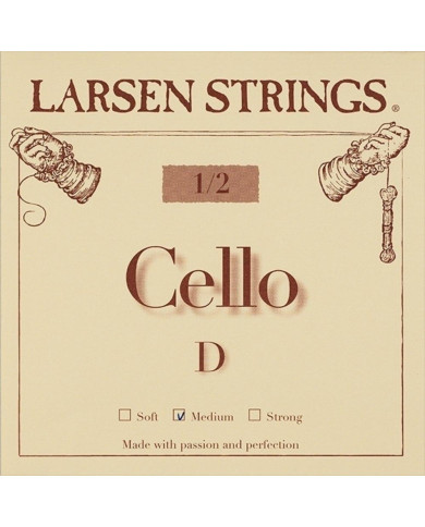 Larsen - Corde Violoncelle Original Fractional - petites tailles Ré 1/2