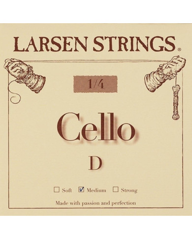 Larsen - Corde Violoncelle Original Fractional - petites tailles Ré 1/4