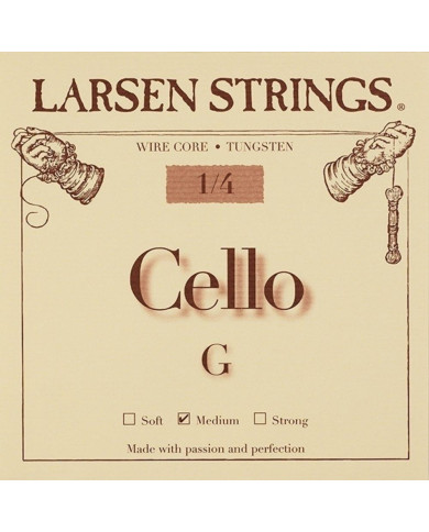 Larsen - Corde Violoncelle Original Fractional - petites tailles Sol 1/4