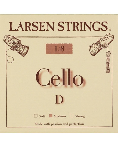 Larsen - Corde Violoncelle Original Fractional - petites tailles Ré 1/8