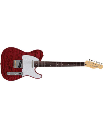 Fender - Guitare Electrique Collection 2024 Japon Hybrid II Telecaster, touche en palissandre, Quilt Red Beryl - 5660100328