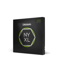 D'addario - Cordes pour basse NYXL45105 filet nickel, aiguës Light / graves Medium, 45-105, diapason long